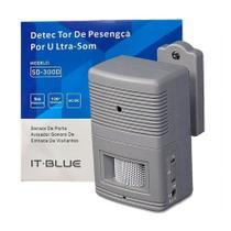 Sensor Detector Presença IT-BLUE SD-300D Sem Fio Alarme Sonoro Ultra Som 5m - ELE234 - itblue