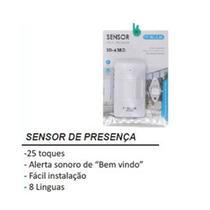 Sensor Detector Presença Segurança Sonoro Voz Alerta