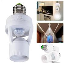 Sensor E27 com Fotocélula para Iluminação Automática e Eficiente