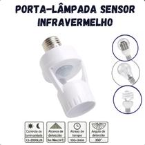 Sensor E27 com Fotocélula para Iluminação de Áreas Comerciais com Detecção Automática