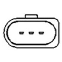 Sensor eletrônico do ar-condicionado Vw Spacefox 2006 a 2018