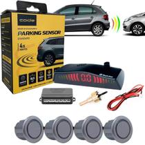 Sensor Estacionamento 4 Pontos Grafite Display Led Sinal Sonoro Code