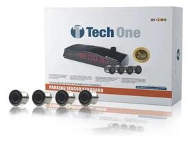 Sensor Estacionamento 4 Pontos Preto Brilho Display Led