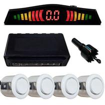 Sensor Estacionamento Branco 4 Pontos Universal Nk-537405