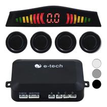Sensor Estacionamento Ré 4 Pontos Traseiro Display