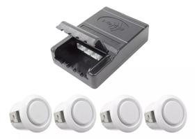 Sensor Estacionamento Ré 4 Pontos Universal Tela Branco Sensor Estacionamento Ré 4 Pontos Universal Tela Branco