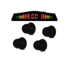 Sensor Estacionamento Ré 4 Sensores Display Led Sinal Sonoro