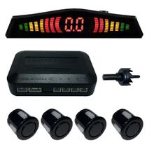 Sensor Estacionamento Ré escort com Display 4 pontos - Premium