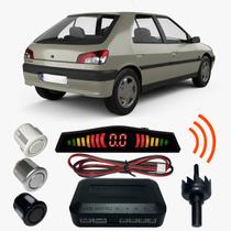 Sensor Estacionamento Ré Peugeot 306 com Display 4 pontos - Premium