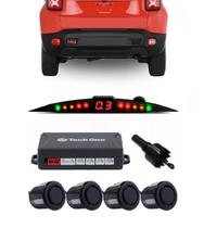 Sensor Estacionamento Ré Preto Com Visor Slim Renegade 15/23 Sensor Estacionamento Ré Preto Com Visor Slim Renegade 15/23