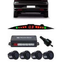 Sensor Estacionamento Ré Preto Com Visor Slim Vw Jetta 13/23 Sensor Estacionamento Ré Preto Com Visor Slim Vw Jetta 13/23
