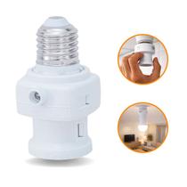 Sensor Fotosoquete 4 Em 1 Fotocélula Temporizador Bivolt E27 Acende Noite Apaga Dia Automático Luz