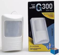SENSOR INFRAVERMELHO G300 BRANCO SEM FIO - GENNO - Alta Sensibilidade e Alcance