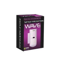 Sensor infravermelho passivo com microondas wave ipec a2206