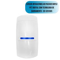 Sensor infravermelho passivo duplo PET digital com tecnologia de barramento - DS-520 BUS - JFL