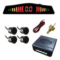 Sensor Kx3 4 Sensores Automotivo Preto Display Ecologico