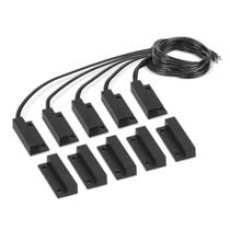 Sensor magnetico c/ fio xas sobrepor black 5 peças intelbras