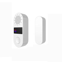 Sensor magnético de janela de porta WiFi com alarme Tuya White Sensor magnético de janela de porta WiFi com alarme Tuya White