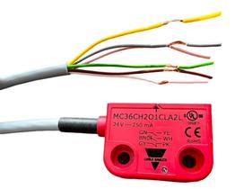 Sensor magnético de segurança com led 2na+1nf mc36ch2o1cla2l