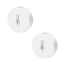 Sensor Mini De Temperatura E Umidade Tuya ZigBee Para Casa Inteligente, Controle Pelo App Alexa E
