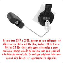 SENSOR NIVEL COMB. Astra 2.0 FLEX 2004/2011 2323 - 98268 - 2323