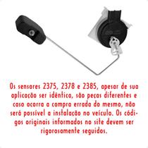 Sensor nivel combustível fiesta 1.0 gasolina 2002/2006 - 109175 - 2385