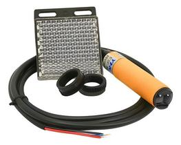 Sensor Óptico Fotoelétrico M18 NPN - NA - E3F-R2C1 - 2 Metros