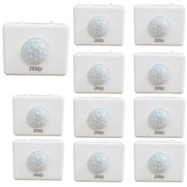 Sensor Presença 360 graus Sobrepor Teto ou Parede Kit 10 un. Econômico e Eficiente