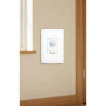 Sensor Presença 4x2 180 Com Tecla: Luz Automática e Economi