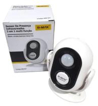 Sensor Presença Alarme Inflavermelho 3 Em 1 Multi função