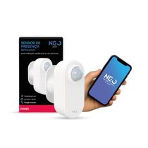 Sensor Presença Articulado 360 Inteligente Zigbee Bivolt Branco Cod: 291100043 Avant Neo