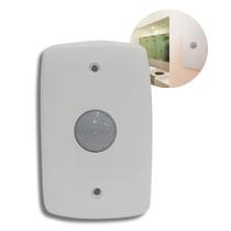 Sensor Presença Bivolt de Embutir Parede Cobertura 360º Com Fotocélula Sensor de movimento - GKS