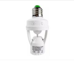 Sensor Presença Com Fotocélula P/ Lâmpada Timer Soquete E27 Sensor Presença Com Fotocélula P/ Lâmpada Timer Soquete E27