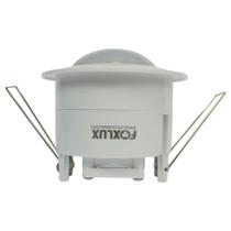Sensor Presença Foxlux Embutir Teto 360 Bivolt 6m com Fotocélula Automação Iluminação Ajuste Tempo Sensibilidade Sensor Presença Foxlux Embutir Teto 360 Bivolt 6m com Fotocélula Automação Iluminação Ajuste Tempo Sensibilidade