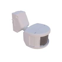 Sensor presenca frontal 180 microcontrolado externo branco