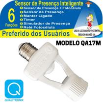 Sensor Presença Qualitronix Com soquete E-27 QA17M