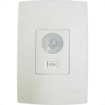 Sensor Qualitronix Parede Embutir Foto 180 Com Chave Branco Qi6M