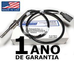 Sensor Temperatura Gases de Escape Amarok conector Preto cabo LONGO 03L906088CQ Sensor Temperatura Gases de Escape Amarok conector Preto cabo LONGO 03L906088CQ