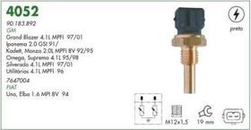 Sensor temperatura (plug eletronico) mte gm, fiat gm omega, silverado 4.1, monza mpfi fiat uno 1.6