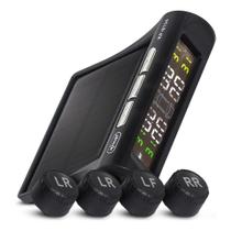 Sensor TPMS 4 Rodas Universal - Instalação Fácil sem Remover Pneus + Monitoramento em Tempo Real