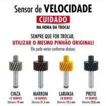 Sensor Velocidade Citroen C3 2003 a 2012 - 514182 - 7308 - Citroën