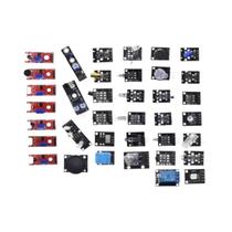 Sensores Módulos Starter Kit para Arduino, Melhor do que 37 em 1 Kit Sensor, Caixa Branca, 45 em 1