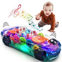 Sensory Car TOOTY TOY Light Up Transparent com música para crianças Sensory Car TOOTY TOY Light Up Transparent com música para crianças