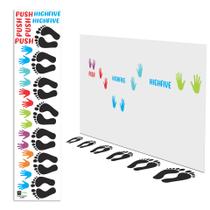 Sensory Path Decals Classroom Decor, jogo dinâmico de mãos e pés Sensory Path Decals Classroom Decor, jogo dinâmico de mãos e pés