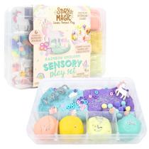 Sensory Play Set Story Magic Rainbow Unicorn com brinquedos sensoriais