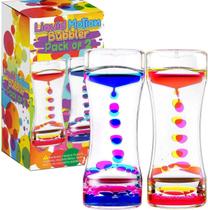 Sensory Timer LIVOND Liquid Motion Bubbler, pacote de 2 minutos e 2