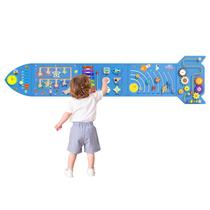 Sensory Wall Activity Board nigwet Rocket para crianças de 1 a 3 anos