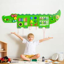 Sensory Wall Activity Cube nigwet Crocodile para crianças Sensory Wall Activity Cube nigwet Crocodile para crianças