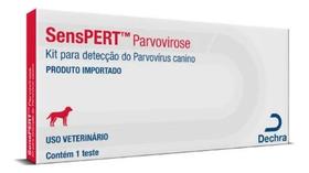 Senspert Parvovirose Kit Para Detecção - Dechra Sabor Menta