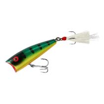 Señuelo de Pesca Rebel Lures Pop-R Topwater Popper Ojo Rojo Perch Señuelo de Pesca Rebel Lures Pop-R Topwater Popper Ojo Rojo Perch